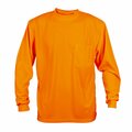 Cordova COR-BRITE Long Sleeve Shirts, Orange, 3XL V1403XL